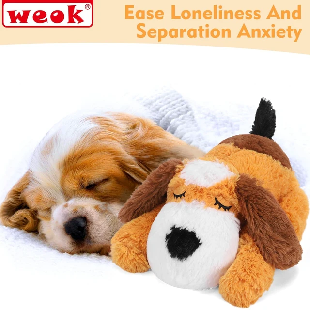 Alt view image 3 of 7 - AidsHeartbeat Puppy for Dogs-for Separation Anxiety Relief, Heartbeat Stuffed Animal Anxiety Calming Behavioral Aid Plush Toy for Dogs Cats Pets