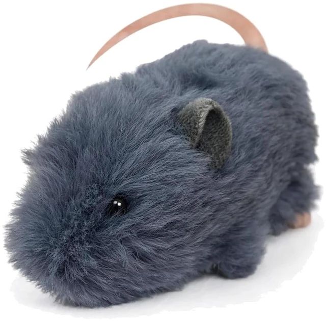 Main image of Mouse Dog Toy 7" | Mouse Stuffed Animal Small | Fluffy Mouses Small Dog Toy | Cat Mouse Toy | Small Mouses Plush Dog Toy | Mouse Toy for Cats | Squeaker-Free | Gray | 7"