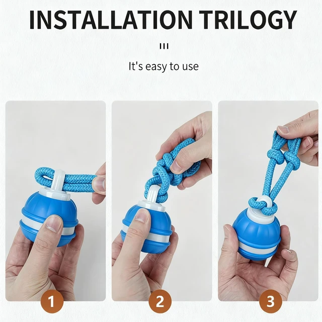 Alt view image 5 of 7 - Interactive Dog & Cat Toy, Auto Chirping Ball, Rechargeable Self Play | Motion activated, chirp sound, USB-C fast charge, durable, indoor play, boredom relief for small dog & cat blue