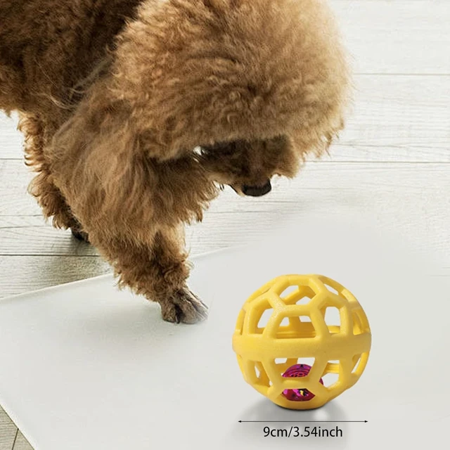 Alt view image 3 of 7 - 2PCS pet Bell Ball Toy,Suitable for Dogs, Cats, and Other Animals. Safe and Durable, bite-Resistant Design, Interactive Toy, Promotes Activity, an Essential Daily Plaything for Pets.