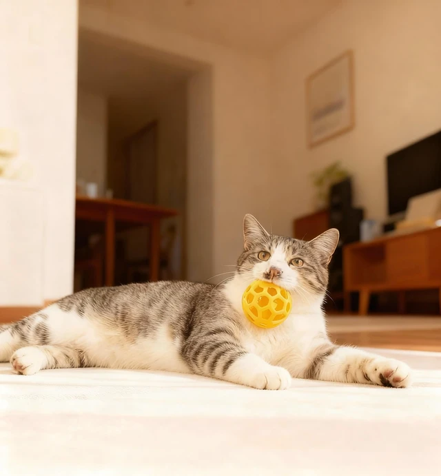 Alt view image 7 of 7 - 2PCS pet Bell Ball Toy,Suitable for Dogs, Cats, and Other Animals. Safe and Durable, bite-Resistant Design, Interactive Toy, Promotes Activity, an Essential Daily Plaything for Pets.