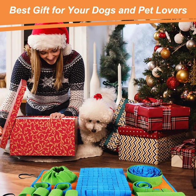 Alt view image 7 of 7 - Snuffle Mat for Dogs, Interactive Dog Puzzle Toy for Boredom | 26 x 16.5 in Sniff Mat Helps Slow Eating and Keep Busy, Enrichment Feeding Game for Mental Stimulation