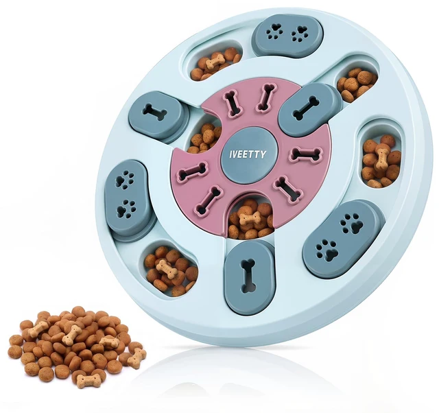 Main image of Dog Puzzle Toy, Treat Dispensing Interactive Dog Toys, Blue | Puppy Enrichment Toys, IQ Training & Mental Stimulation, Dog Puzzles for Smart Dogs, Cats, Fun Slow Feeder, Keep Them Busy