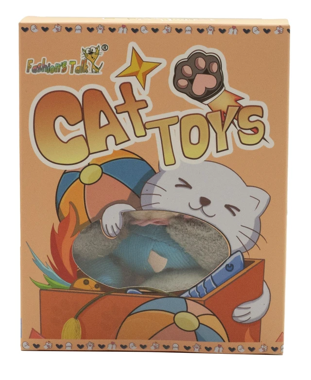 Alt view image 7 of 7 - Cat Mice Toy 18-Pack Plush Catnip-Filled Mice Toys for Indoor Cats - Realistic Design, 9 Assorted Colors, 2 of Each, Value Pack