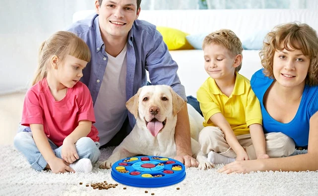 Alt view image 4 of 5 - Interactive Dog Puzzle Toys for Puppy IQ Stimulation &Treat Training,Treat Dispenser Squeaky Toy for Smart Dogs, Puppy &Cats Fun Feeding (Level 1-3)