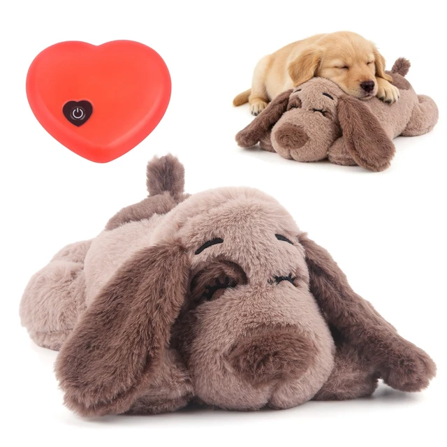 Main image of Beverly Shark Puppy Heartbeat Toy Dog Anxiety Relief Calming Aid Puppy Heartbeat Stuffed Animal Behavioral Training Sleep Aid Comfort Soother Plush Toy for Puppies Cats