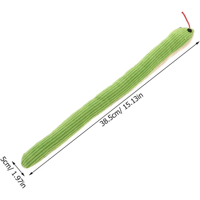 Alt view image 2 of 7 - Interactive Catnip Snake Toy, Crinkle Plush Teaser for Cats & Small Dogs | cat toyscat toys for indoor catsinteractive cat toycatnip toyssmall dog toysqueaky dog toysdog toycatnipcat