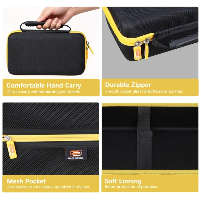 Alt view image 6 of 7 - Hard EVA Carry Case Compatible With Fanttik S2 Pro Electric Screwdriver Cordless Screwdriver Set, Portable Travel Protective Storage Box (Case Only)