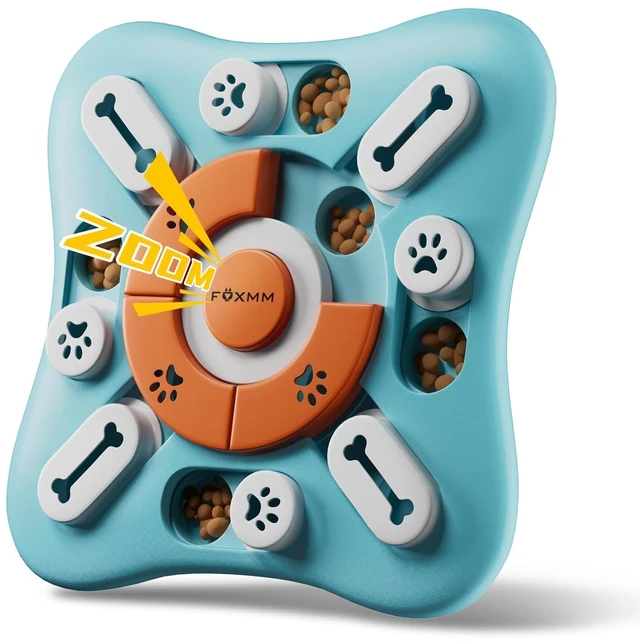 Main image of Interactive Dog Treat Puzzle Toys for IQ Training&Mental Stimulating | Fun Slow Feeder,Large Medium Small Dogs Enrichment Toys with Squeak Design,Ideal Gifts for Puppies,Cats,Dogs