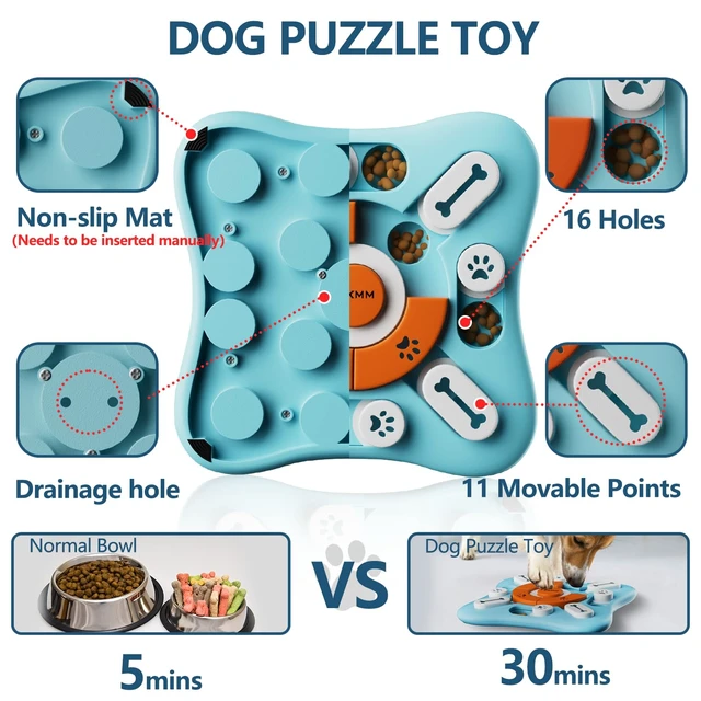 Alt view image 4 of 7 - Interactive Dog Treat Puzzle Toys for IQ Training&Mental Stimulating | Fun Slow Feeder,Large Medium Small Dogs Enrichment Toys with Squeak Design,Ideal Gifts for Puppies,Cats,Dogs