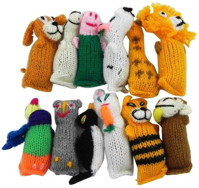 Main image of Barn Yarn Hand Knit Wool Cat Toy, stuffed with Organic Catnip (12 pack)
