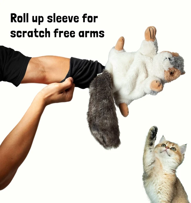 Alt view image 3 of 7 - Pupr Pals Dog Toy Puppet with Tough Padding for Safe Interactive Play, Protection to Stop Puppy Biting Hands; for Boredom-Busting Training and Exercise