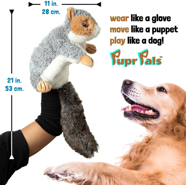 Alt view image 7 of 7 - Pupr Pals Dog Toy Puppet with Tough Padding for Safe Interactive Play, Protection to Stop Puppy Biting Hands; for Boredom-Busting Training and Exercise