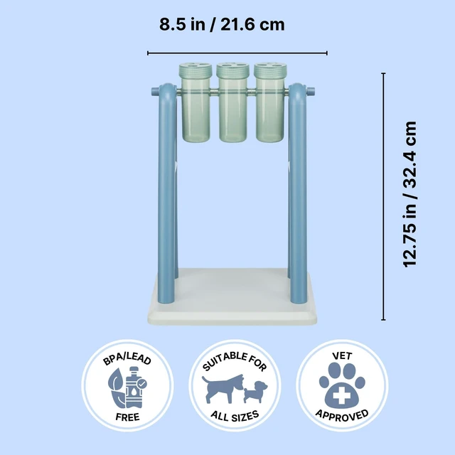 Alt view image 7 of 7 - Turn Around - Mad Scientist Dog Activity Interactive Toy | Level 2 Food Puzzle Game, Brain Teasing Treat Dispenser, Enrichment Toy for Boredom Busting