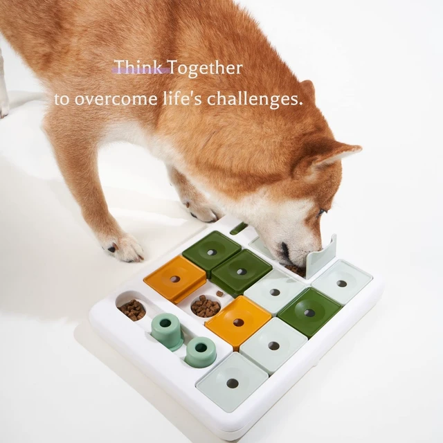 Alt view image 6 of 6 - Dog Puzzle Toy 3 Levels, Mental stimulating for Boredom and smart Dogs, Treat Puzzle for All Breeds Dog