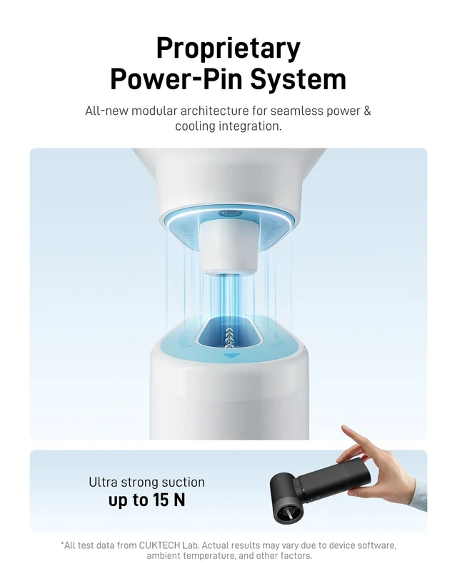 Alt view image 7 of 7 - 2-in-1 Portable Handheld Fan, 30H Max Cooling, 10000mAh Power Bank | 3 Gear Turbo High Speed, 33W Fast Charging with USB-C Port, Compact for Travel, Cruise, Concerts, Trendy Gifts for Women Men