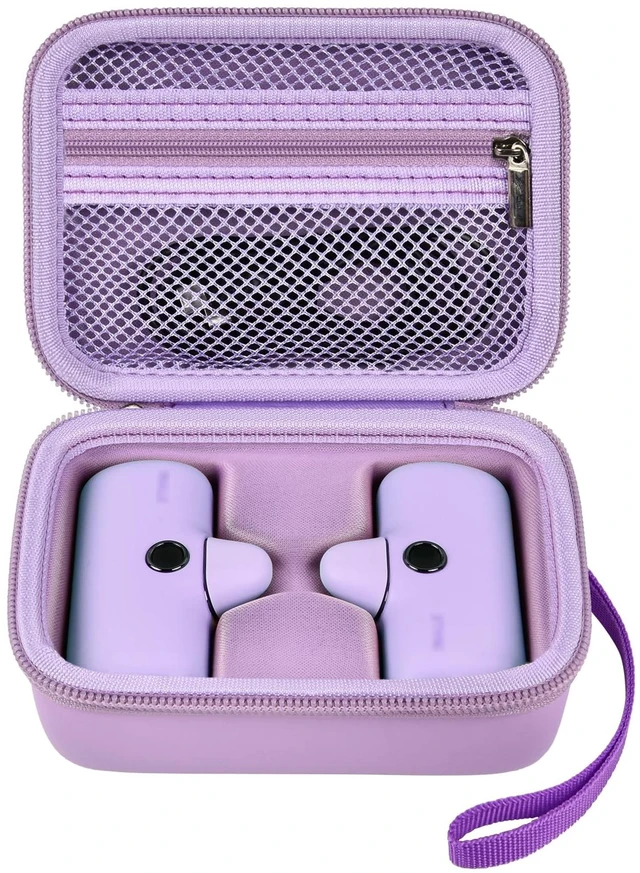 Main image of Portable Charger Power Bank Case for iWalk, Hold 2 Battery Pack, Box Only | For Swyop/for Feob//for LanLuk/for VEGER/for Kuulaa and More, for Students/Commuters/Travelers/Hikers, Gym/Office, Purple