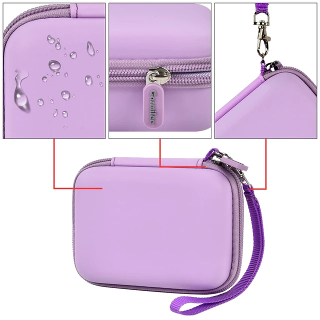 Alt view image 4 of 7 - Portable Charger Power Bank Case for iWalk, Hold 2 Battery Pack, Box Only | For Swyop/for Feob//for LanLuk/for VEGER/for Kuulaa and More, for Students/Commuters/Travelers/Hikers, Gym/Office, Purple