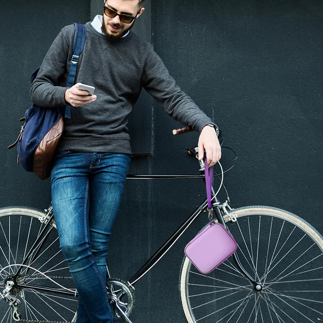 Alt view image 7 of 7 - Portable Charger Power Bank Case for iWalk, Hold 2 Battery Pack, Box Only | For Swyop/for Feob//for LanLuk/for VEGER/for Kuulaa and More, for Students/Commuters/Travelers/Hikers, Gym/Office, Purple