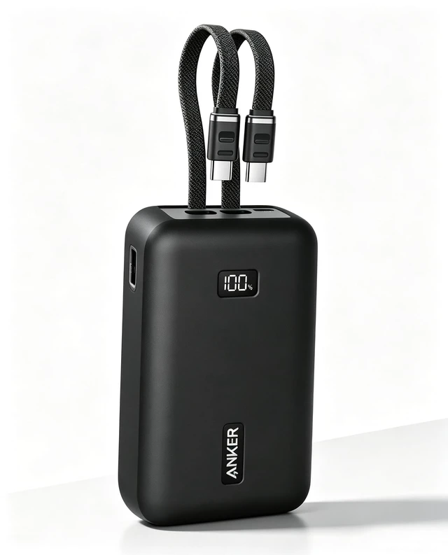 Main image of Silicone Case for Anker Zolo Power Bank (2025 Upgraded Version) 20000mAh 30W/45W Max, Soft Flexible Scratch Resistant Protective Cover (Black)