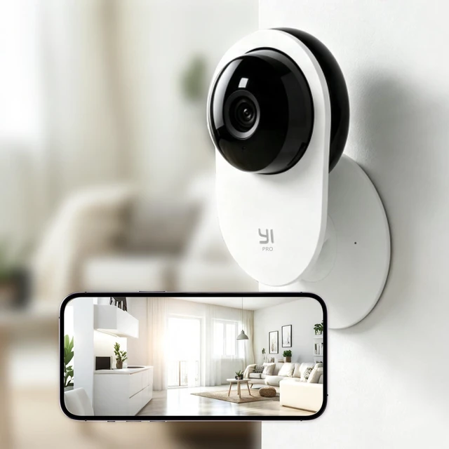 Main image of 2K Indoor Security Camera No-Drill Adhesive Mount for Wall & Window | 2-Way Audio, AI Human/Vehicle/Pet Detection,Infrared Night Vision,Instant Alert Notifications,Window Camera,Baby/Pet Monitor