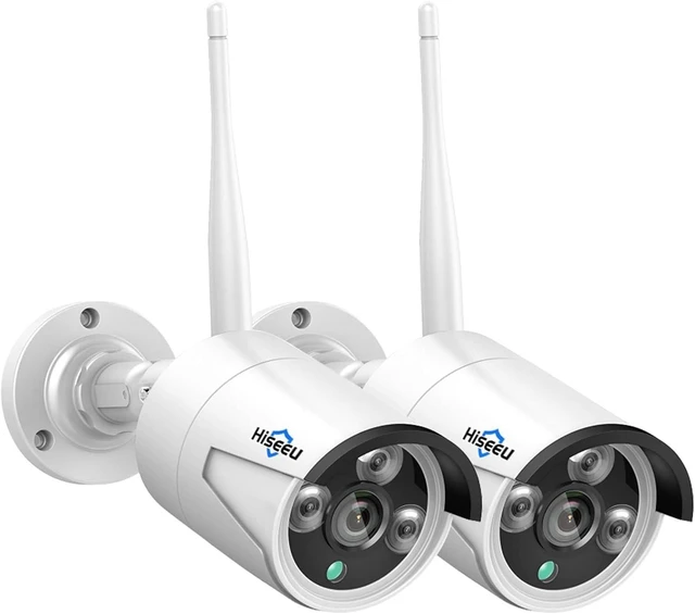 Main image of Camera Add on 2 Pack 3MP Outdoor Wireless Security Camera,Waterproof Outdoor Indoor 3.6mm Lens IR Cut Day & Night Vision, Plug-in Camera, Compatible 10CH Wireless Security Camera System