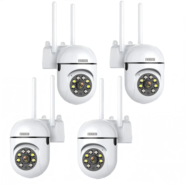 Main image of 1080P Outdoor WiFi PTZ Security Camera, 5G WiFi, Auto Tracking, 2 Way Audio, Spotlight Night Vision, Compatible with Alexa, SD Card & Cloud Storage, Support ONVIF&RTSP IP CCTV Camera(4pack)