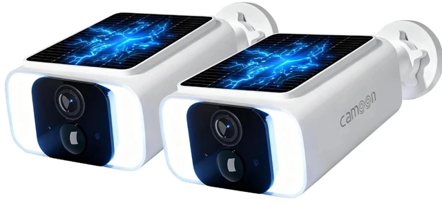 Main image of 5/2.4Ghz WiFi Solar Security Cameras Wireless Outdoor | 2K Color Night Vision, Spotlight, Motion Detection, 2-Way Audio, Waterproof, SD/Cloud Storage