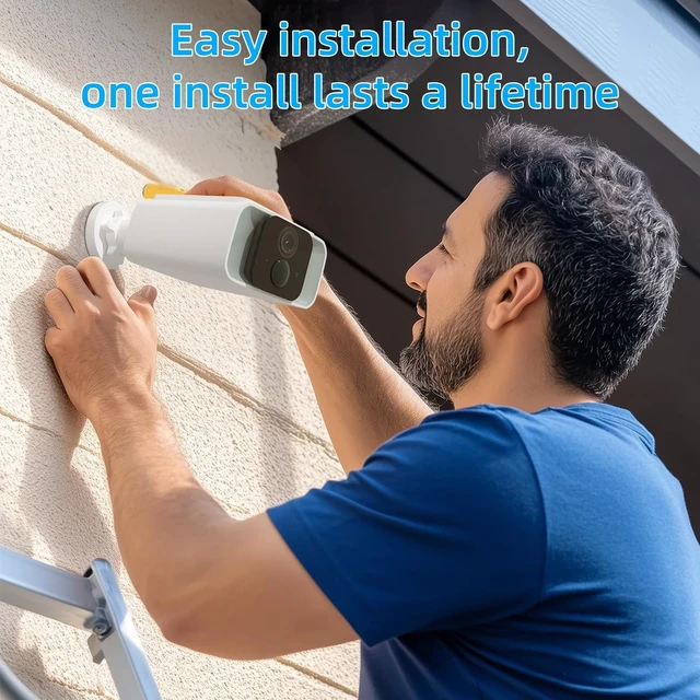Alt view image 7 of 7 - 5/2.4Ghz WiFi Solar Security Cameras Wireless Outdoor | 2K Color Night Vision, Spotlight, Motion Detection, 2-Way Audio, Waterproof, SD/Cloud Storage