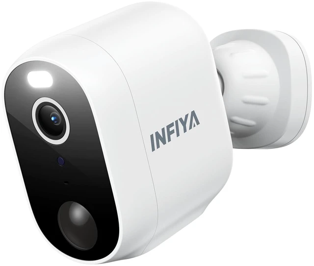Main image of 2K 3MP Security Cameras Wireless Outdoor, Battery Powered, 1Pack | AI Human Detection, White Light & Siren, Color Night Vision, 2-Way Talk, IP65 Waterproof, SD/Cloud Storage, 2.4Ghz WiFi only