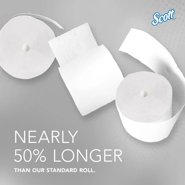 Alt view image 6 of 7 - Professional Coreless Toilet Paper, Bulk, 36 Rolls (04007) | High-Capacity, 1000 Sheets/Roll, 2-Ply, Standard Tier, Compatible with Coreless Standard Roll Toilet Paper Dispensers