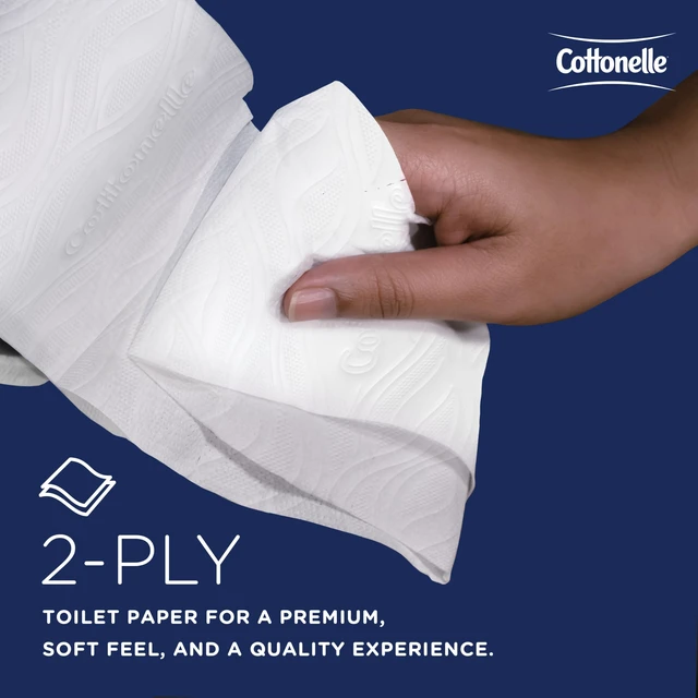 Alt view image 5 of 7 - CleanCare Toilet Paper, Bulk, 40 Rolls (58696) | 400 Sheets/Roll, 2-Ply, Individually Wrapped, Soft & Strong, Premium, FSC Certified, Fits Standard Toilet Paper Dispensers