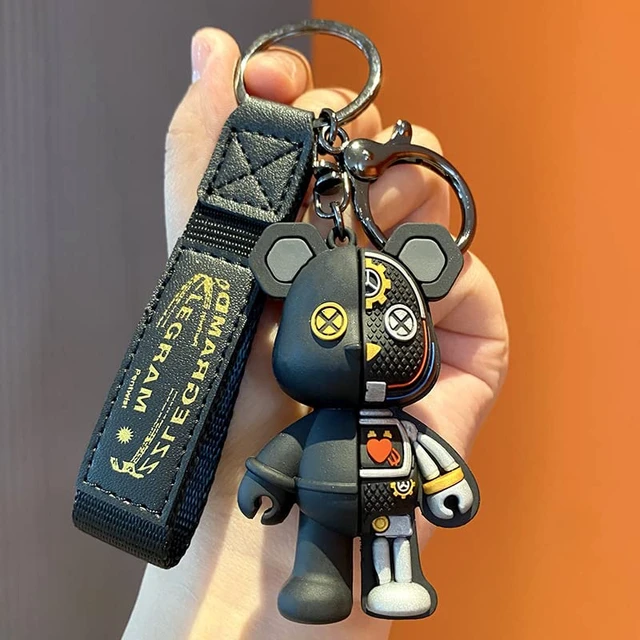 Alt view image 2 of 6 - Cute Cartoon Bear Keychain, Personalized And Fashionable Backpack Bear Themed Cool Male And Female Keychains