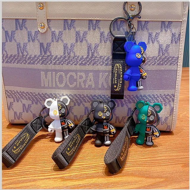 Alt view image 6 of 6 - Cute Cartoon Bear Keychain, Personalized And Fashionable Backpack Bear Themed Cool Male And Female Keychains