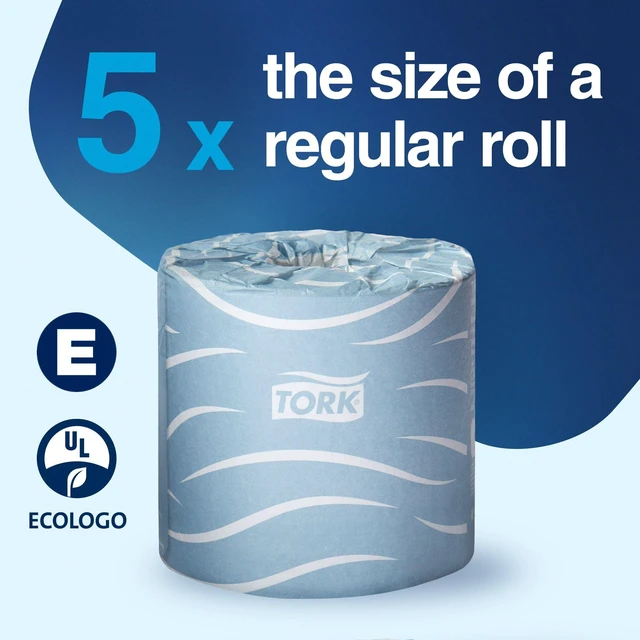 Alt view image 5 of 7 - Bath Tissue Roll Advanced, 500 sheets/roll, 48 rolls/case, TM6130S | Compatible with T24 Dispensers, 2-Ply, Individually Wrapped Rolls, FSC Certified