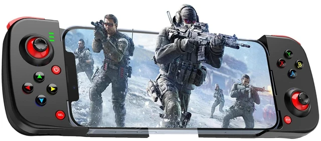 Main image of Mobile Game Controller Gamepad for iPhone iOS Android PC: Works with iPhone 17/16/15/14/13/12/11, iPad, Samsung Galaxy, TCL, Tablet, Call of Duty, Diablo Immortal - Directly Play (Black)