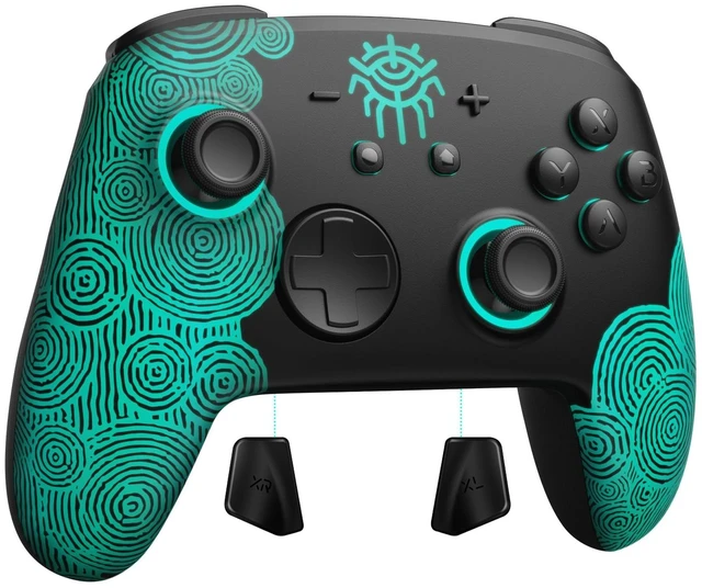 Main image of Switch 2 Pro Controller Hall Effect for Switch OLED/2, Wireless Switch Remote with NFC, Firefly Bluetooth Hidden Glow RGB Gamepad with Wake Up,Turbo,Macro Back Buttons,Gyro,Motion & Vibration Control