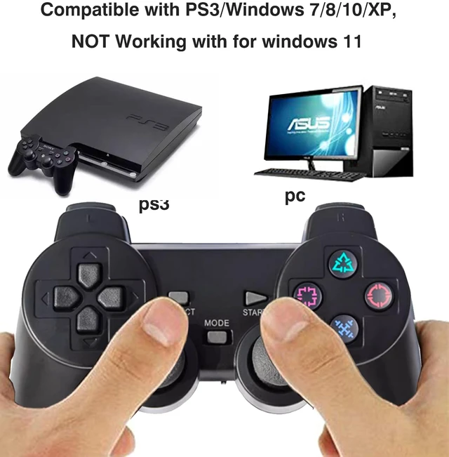Alt view image 2 of 7 - 2.4G USB Wireless game Controller Gamepad Joystick for pc | compatible With WIN98/2000/X/2003VISTA/PC Windows 7/8/10 Built-in battery, six-axis gyroscope(2PCS)