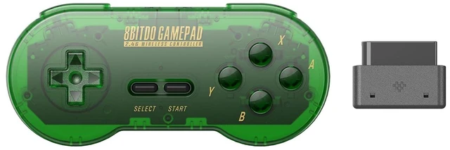 Main image of SN30 2.4G Wireless Gamepad for Original SNES/SFC (Jade Green Edition)