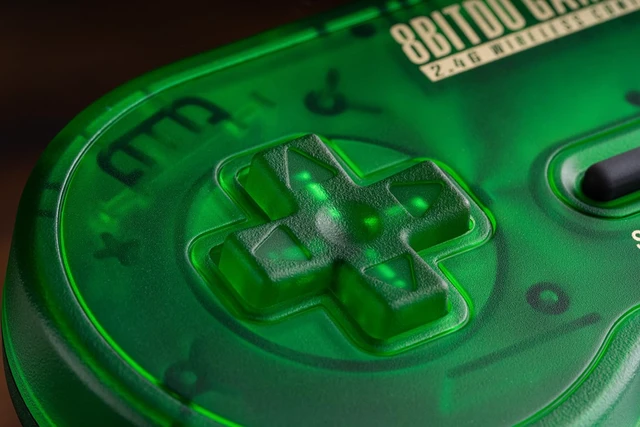 Alt view image 7 of 7 - SN30 2.4G Wireless Gamepad for Original SNES/SFC (Jade Green Edition)