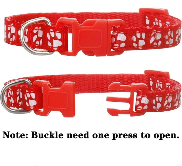 Alt view image 3 of 7 - 12 Pack Puppy Collars for Litter, Adjustable Puppy ID Collars | Soft Nylon Whelping Collars for Newborn Litter Pets