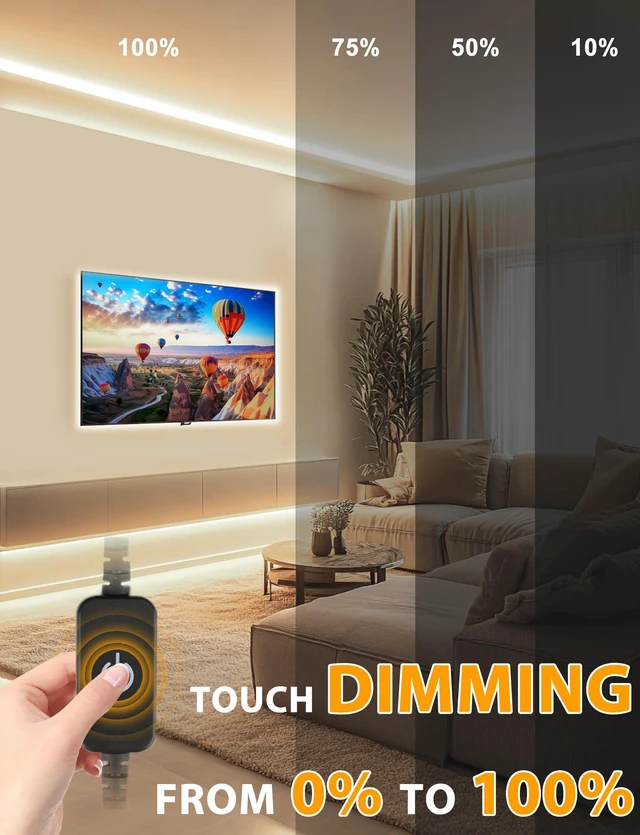 Alt view image 2 of 7 - LED Strip Lights 32.8ft,Neutral White Dimmable Neon Rope,Waterproof Flexible, Silicone, 1.96in/Cut, Connectable, 4500K, 24V Neon Sign for Bedroom, Cabinet, DIY, Commercial Decor, 6mm Wide CRI90