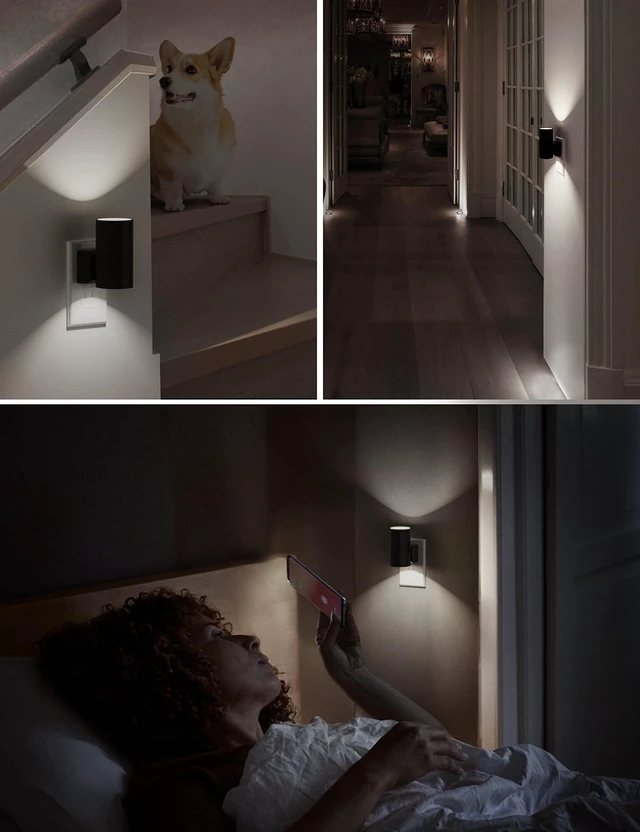 Alt view image 5 of 6 - Bright Night Light, Night Lights Plug into Wall, Daylight White Dimmable Nightlight Plug in with Light Sensor, Decorative LED Nightlights for Hallway Bathroom Kitchen, 2 Pack
