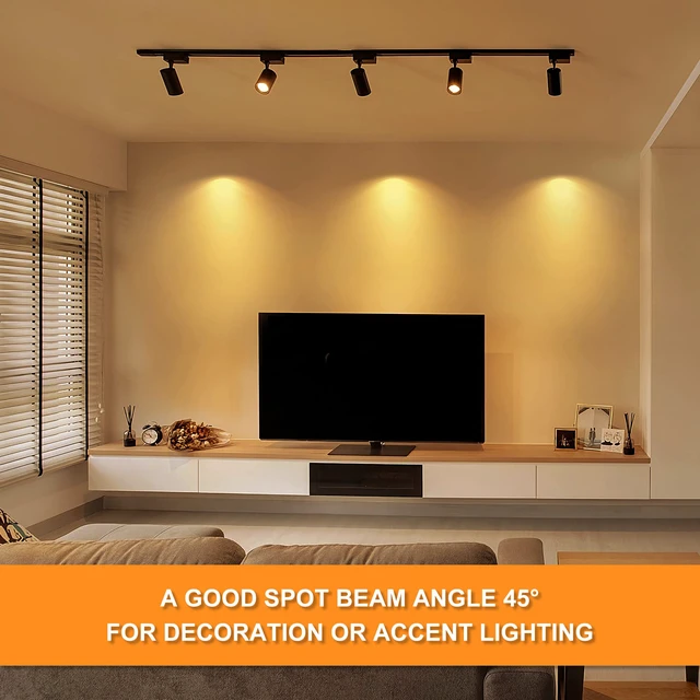 Alt view image 5 of 6 - 24 Pack MR16 LED Bulbs 5W GU5.3 12V Spotlights, 2700K Warm White 50W Halogen Equivalent, Non-Dimmable, 45° Beam Angle, 450lm, Landscape, Recessed, Track Lighting, Low Voltage, Bi-Pin Base