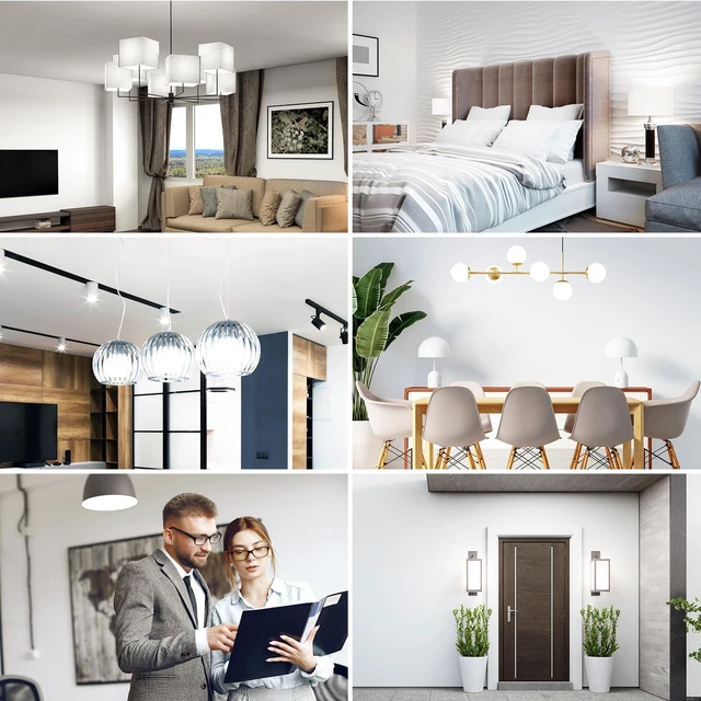 Alt view image 6 of 7 - A19 LED Light Bulbs, 100 Watt Equivalent, 5000K Daylight 12 Packs Efficient 14W 1600 Lumens Non-Dimmable LED Bulb, E26 Standard Base Bulbs 120V for Home Kitchen Bedroom Living Room