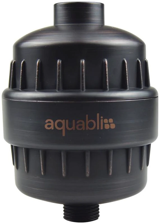Main image of SF100 Daily Revitalize Shower Filter - Oil Rubbed Bronze Reduces chlorine, sediment & heavy metals. Vitamin C infusion designed for sensitive, eczema-prone skin. No tools needed