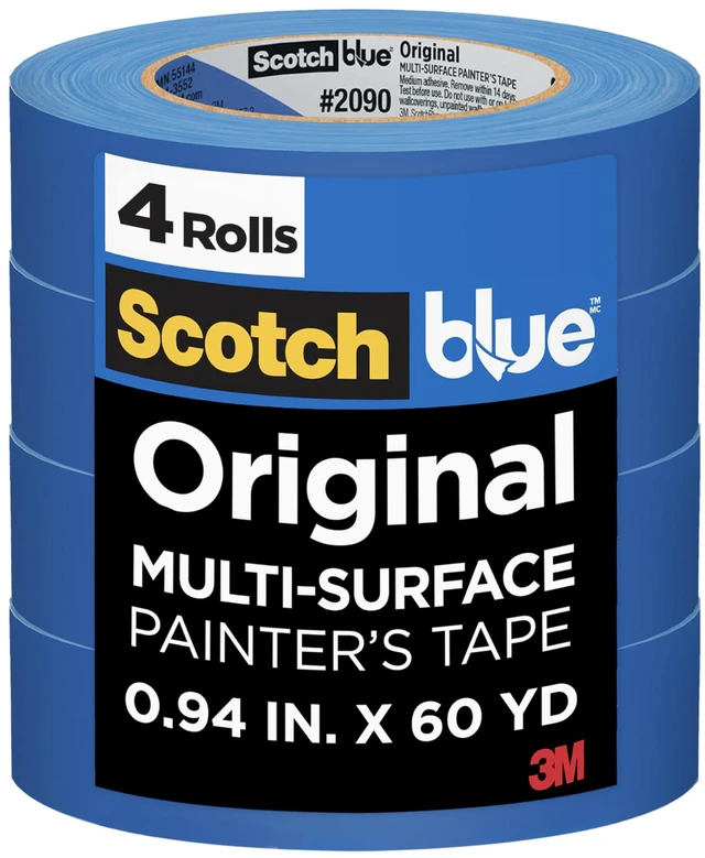 Main image of Original Painter's Tape 2090-24VR4-A, 0.94 in x 60 yd (24mm x 54.8m), 4 Rolls/Pack