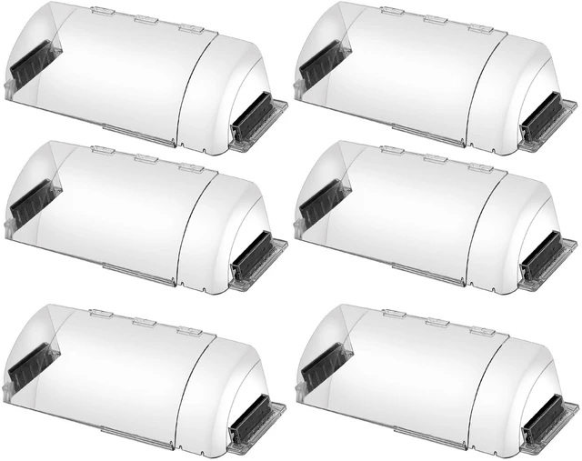 Main image of 6 Pack Magnetic Air Vent Deflector, Adjustable Length