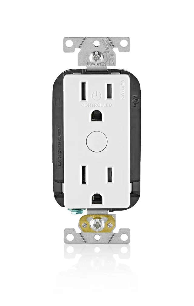 Alt view image 7 of 7 - Decora Smart Outlet, Tamper-Resistant 15A, Wi-Fi 2nd Gen, Works with My, Alexa, Google Assistant, Apple Home/Siri & Wire-Free Companions for Switched Outlet, D215R-1RW, White