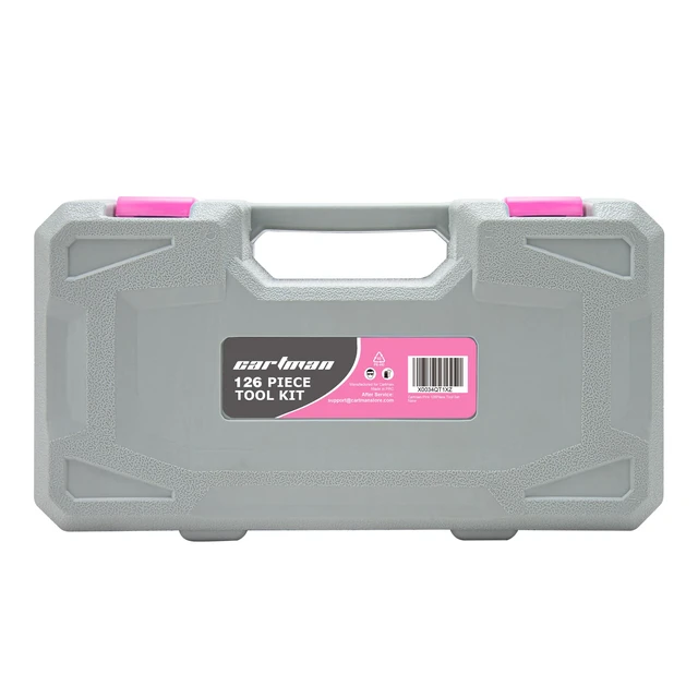 Alt view image 4 of 7 - Complete Household Tool Set, Pink Hand Kit With Storage Case Versatile tool assortment for home repairs, DIY projects, furniture setup, crafting, and daily household fixes in toolbox